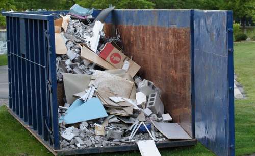Clutter-free living space after furniture clearance